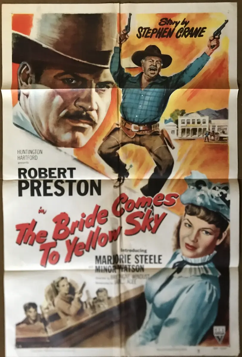 Bride Comes To Yellow Sky One Sheet