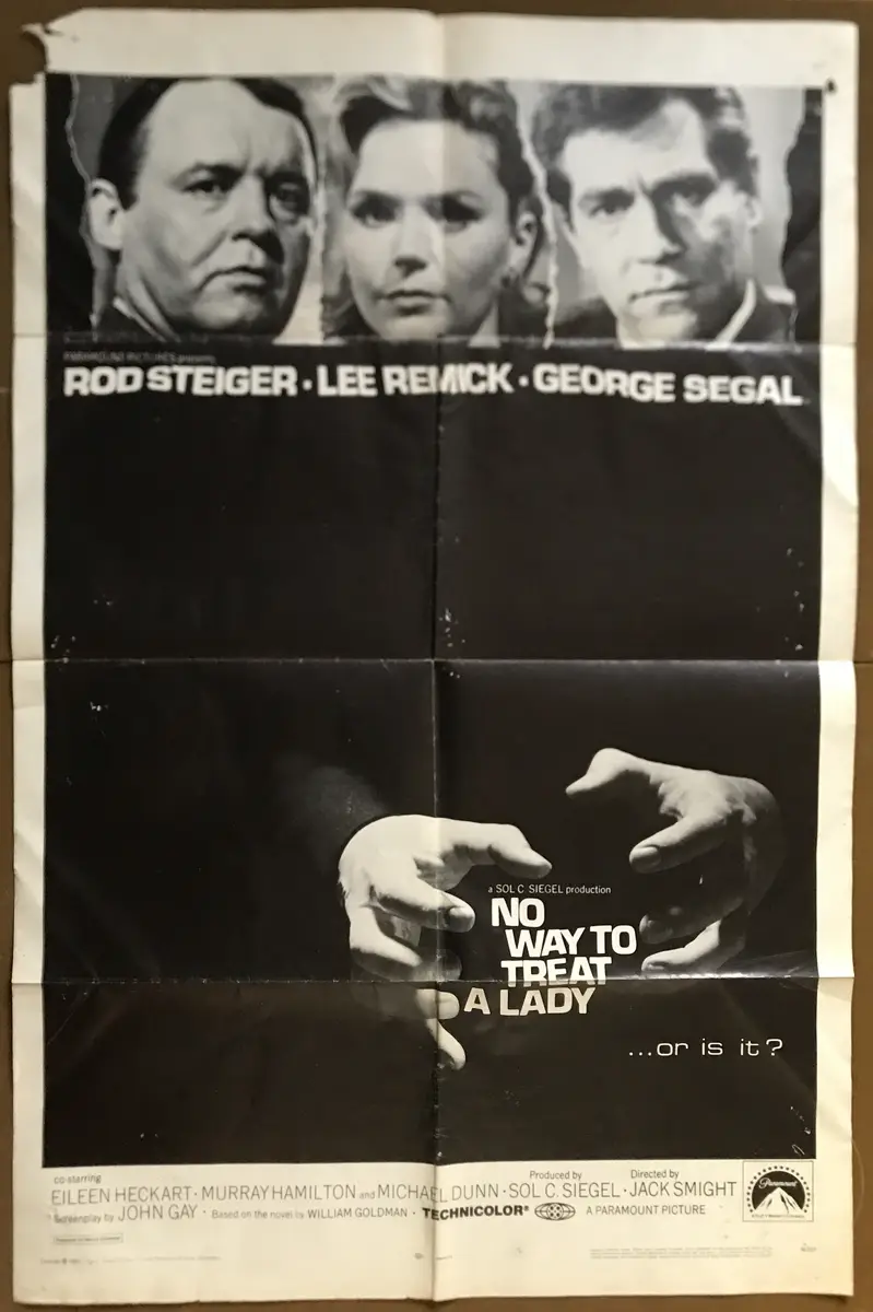 No Way to Treat a Lady One Sheet