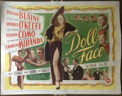 Doll Face Lobby Card Set Of 8 image 1