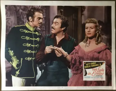 That Lady in Ermine Lobby Card Set Of 8 image 2