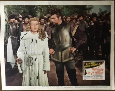 That Lady in Ermine Lobby Card Set Of 8 image 3