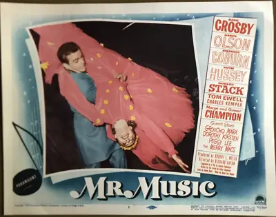 Mr. Music Lobby Card Set Of 8 image 2