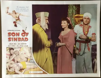 Son of Sinbad Excelsior Pictures Release Lobby Card Set Of 8 image 2