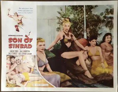 Son of Sinbad Excelsior Pictures Release Lobby Card Set Of 8 image 3