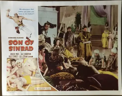 Son of Sinbad Excelsior Pictures Release Lobby Card Set Of 8 image 5