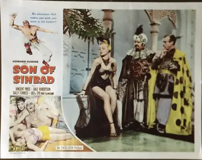 Son of Sinbad Excelsior Pictures Release Lobby Card Set Of 8 image 6