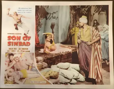 Son of Sinbad Excelsior Pictures Release Lobby Card Set Of 8 image 8