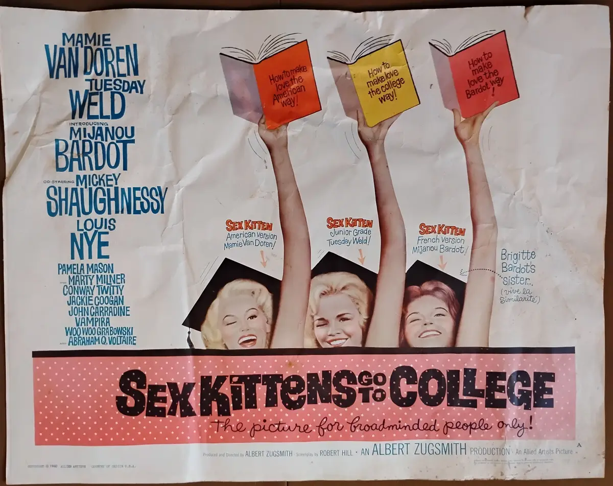 Sex Kittens Go to College Half Sheet