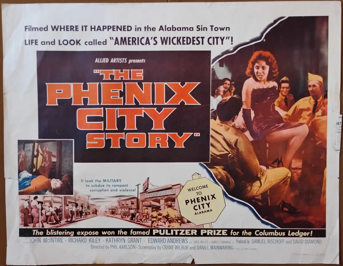 The Phenix City Story Half Sheet