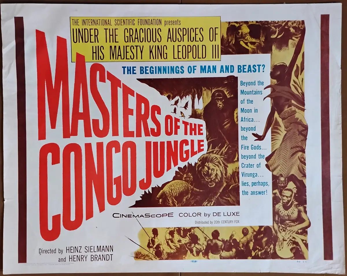 Lords of the Forest AKA Masters Of The Congo Jungle Half Sheet