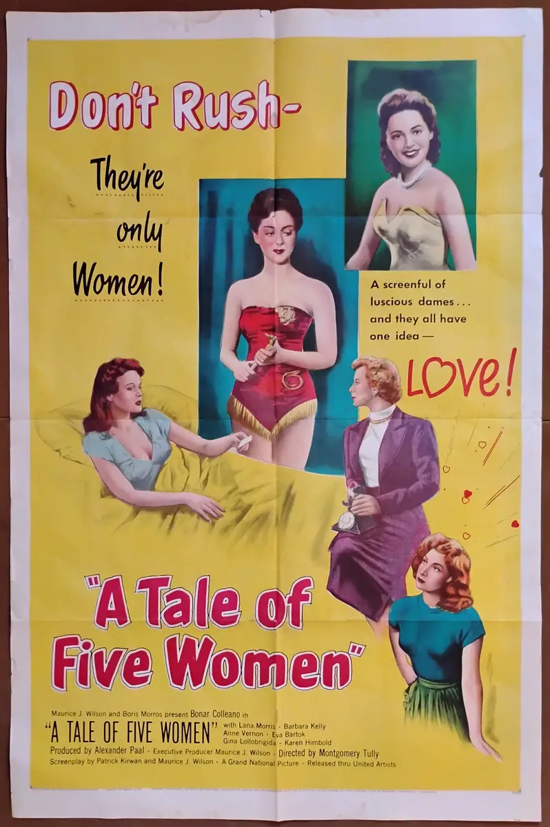 A Tale of Five Cities AKA A Tale Of Five Women One Sheet