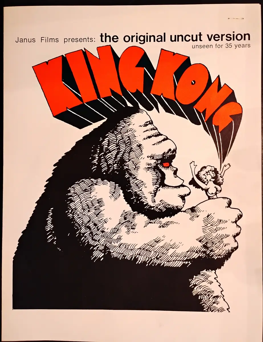 King Kong 1972 Janus Re-Release Press Book