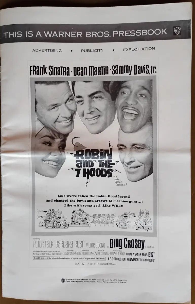 Robin and the 7 Hoods Press Book