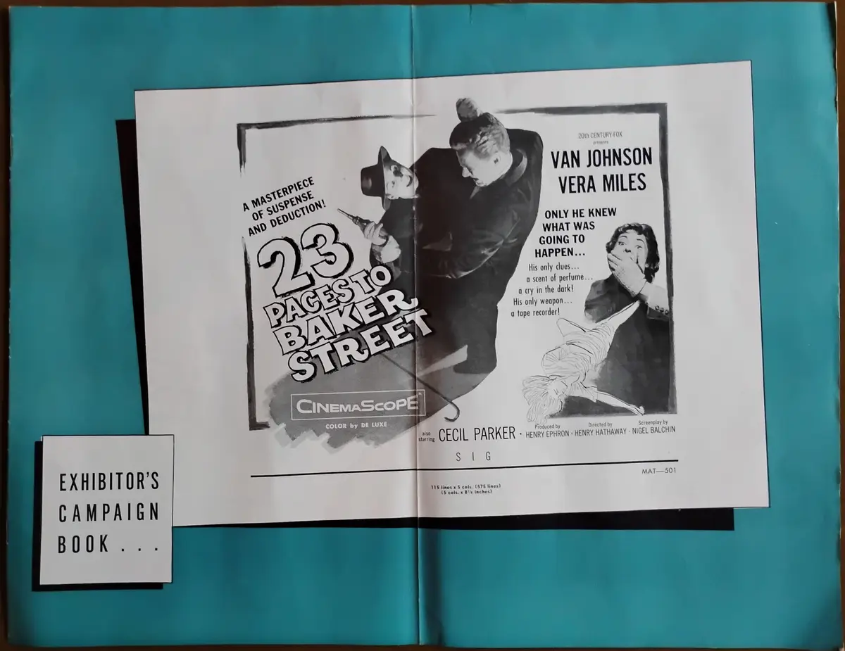 23 Paces to Baker Street Press Book