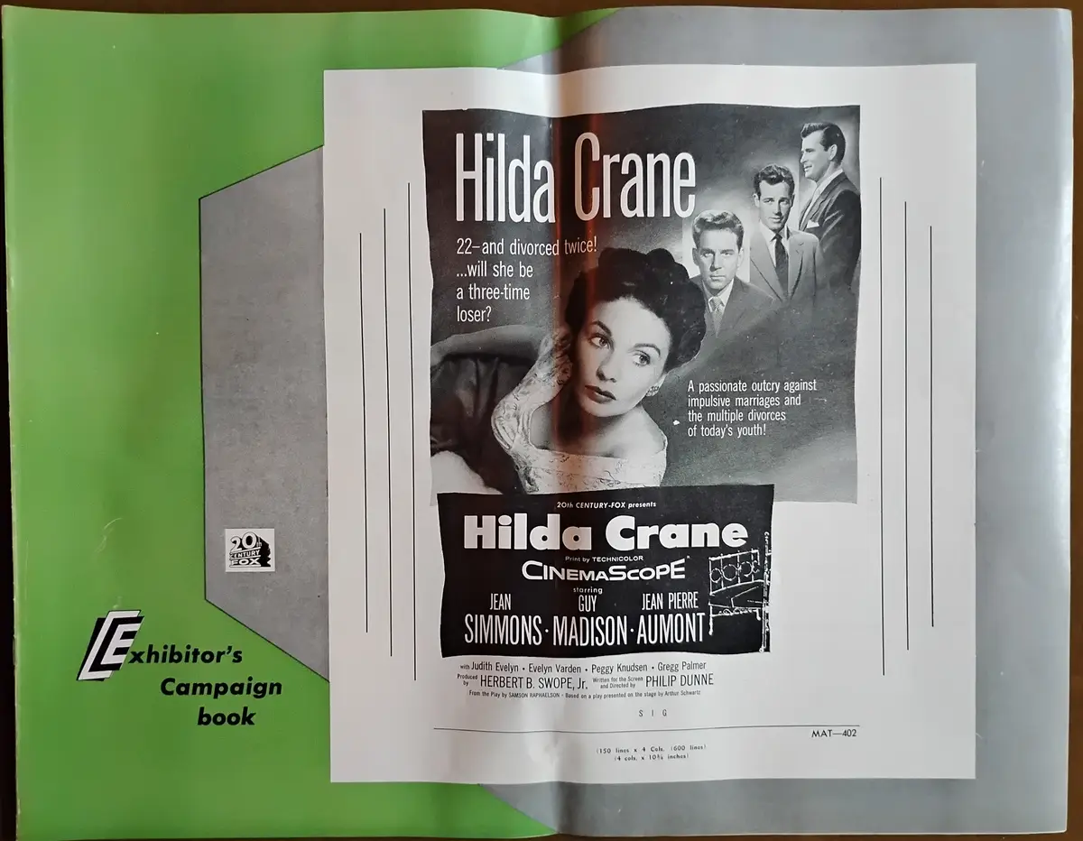 Hilda Crane Press Book