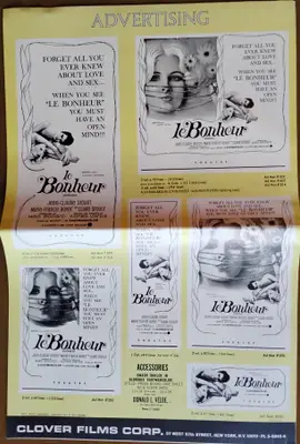 Happiness AKA Le Bonheur Press Book image 2