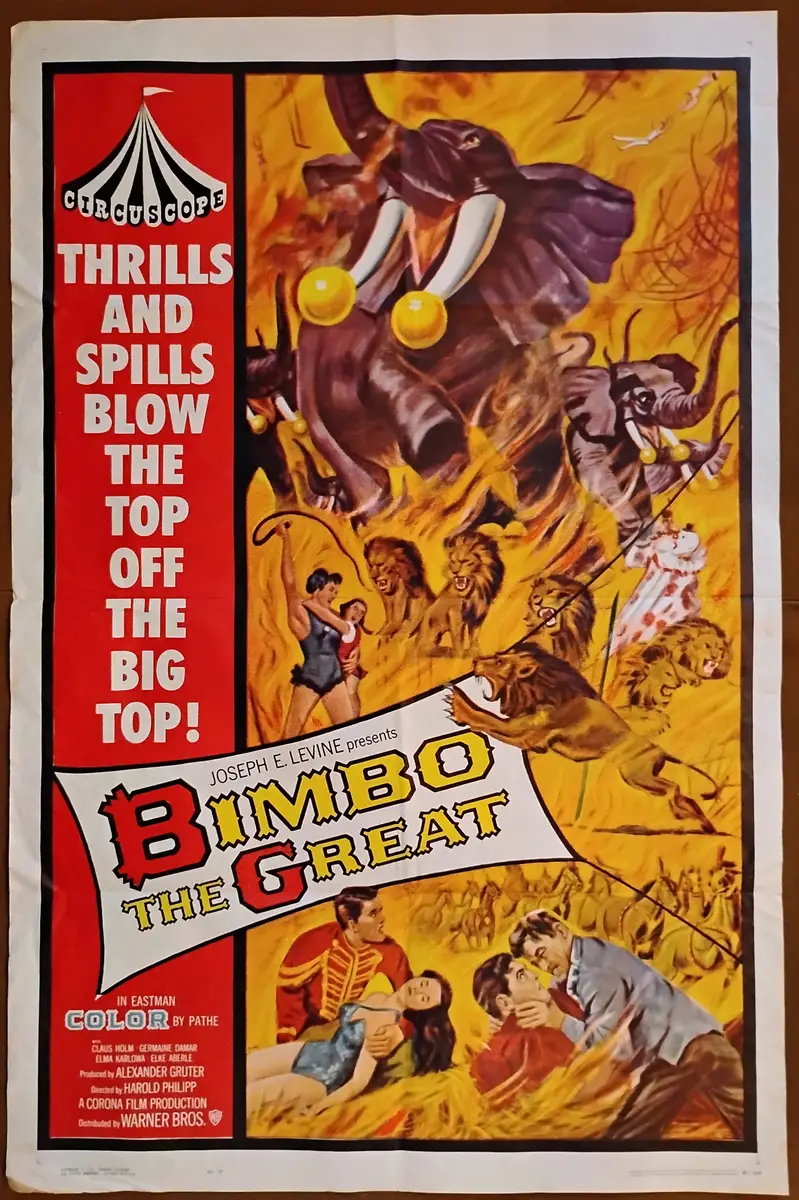 Mord in der Manege AKA Bimbo The Great One Sheet
