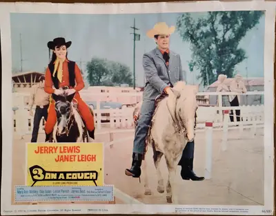 Three on a Couch Lobby Card Set Of 8 image 3