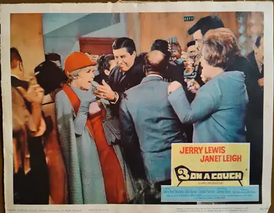 Three on a Couch Lobby Card Set Of 8 image 5
