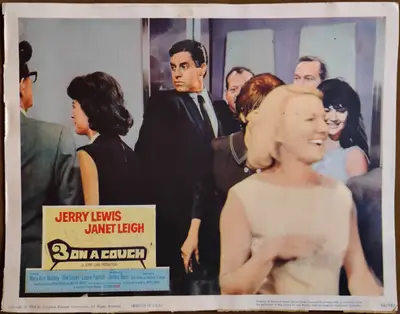 Three on a Couch Lobby Card Set Of 8 image 7