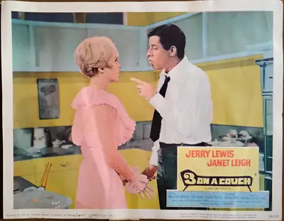 Three on a Couch Lobby Card Set Of 8 image 8