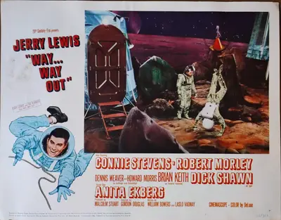 Way... Way Out Lobby Card Set Of 8 image 7