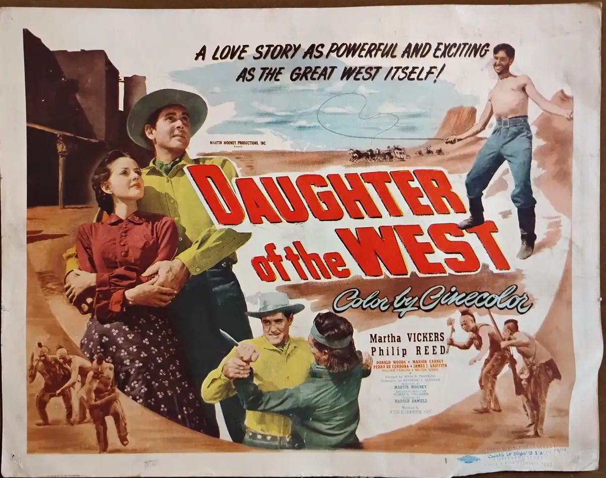 Daughter of the West Lobby Card Set Of 8