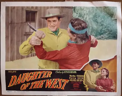 Daughter of the West Lobby Card Set Of 8 image 3