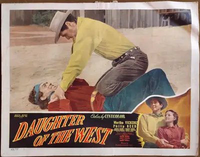 Daughter of the West Lobby Card Set Of 8 image 4