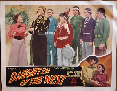 Daughter of the West Lobby Card Set Of 8 image 5