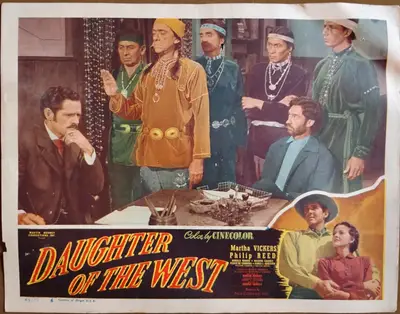Daughter of the West Lobby Card Set Of 8 image 6
