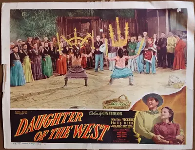 Daughter of the West Lobby Card Set Of 8 image 7
