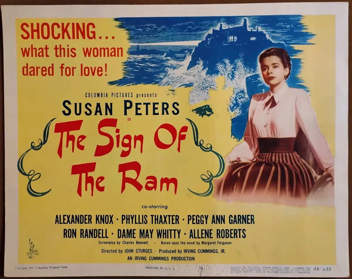The Sign of the Ram Lobby Card Set Of 8