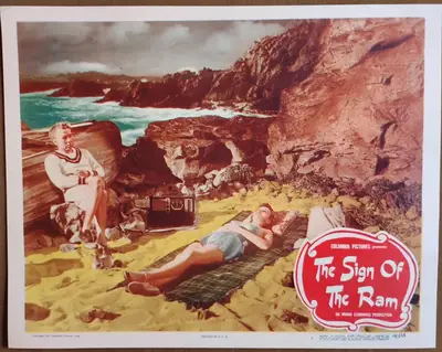 The Sign of the Ram Lobby Card Set Of 8 image 3