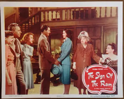 The Sign of the Ram Lobby Card Set Of 8 image 7