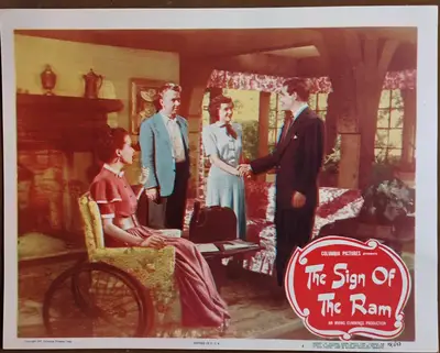 The Sign of the Ram Lobby Card Set Of 8 image 8