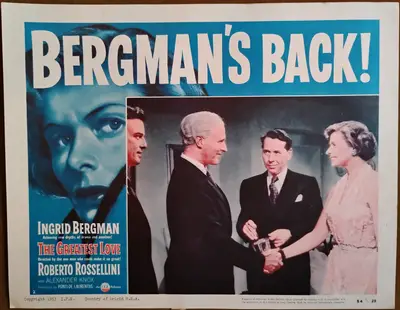 Europa '51 AKA The Greatest Love Lobby Card Set OF 8 image 2