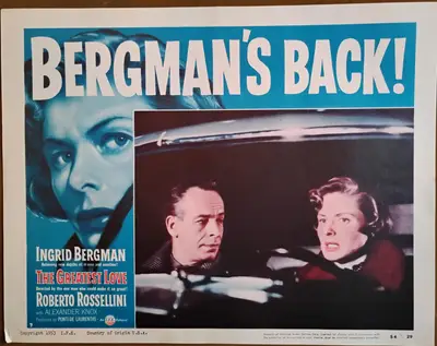 Europa '51 AKA The Greatest Love Lobby Card Set OF 8 image 7