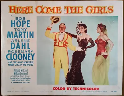 Here Come the Girls Lobby Card Set Of 8 image 5