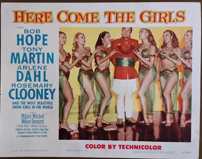 Here Come the Girls Lobby Card Set Of 8 image 7