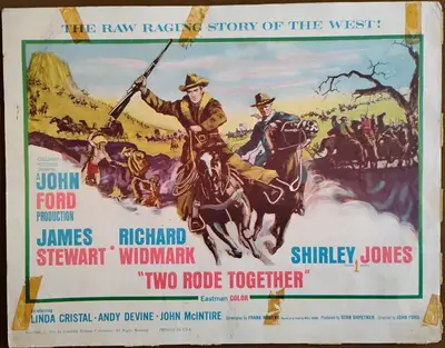 Two Rode Together Lobby Card Set Of 8 image 1