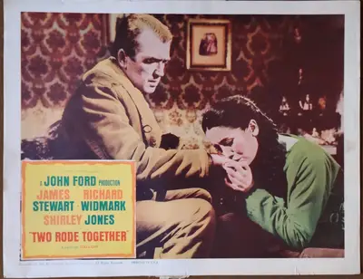 Two Rode Together Lobby Card Set Of 8 image 2