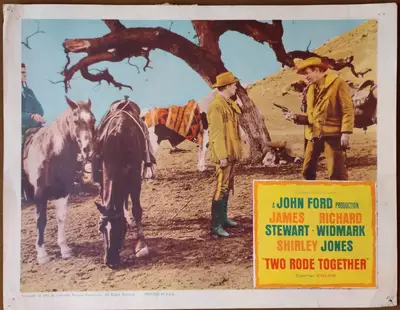 Two Rode Together Lobby Card Set Of 8 image 4