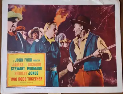 Two Rode Together Lobby Card Set Of 8 image 5