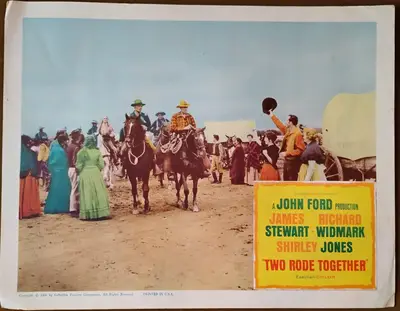 Two Rode Together Lobby Card Set Of 8 image 6