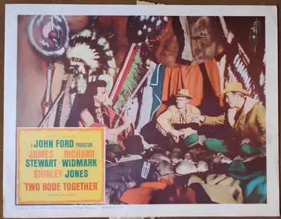 Two Rode Together Lobby Card Set Of 8 image 7