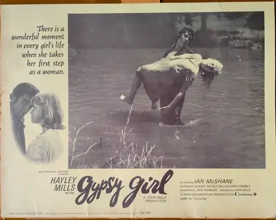 Sky West and Crooked AKA Gypsy Girl Lobby Card Set Of 8 image 8