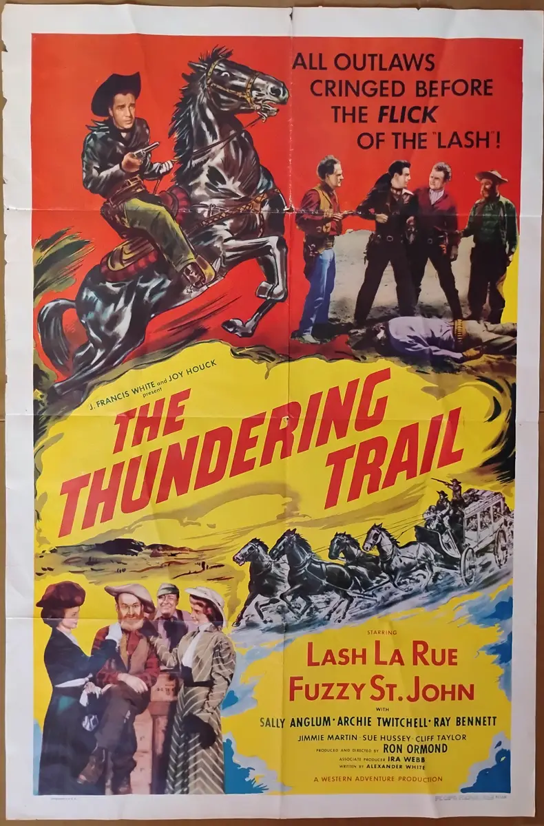 The Thundering Trail One Sheet