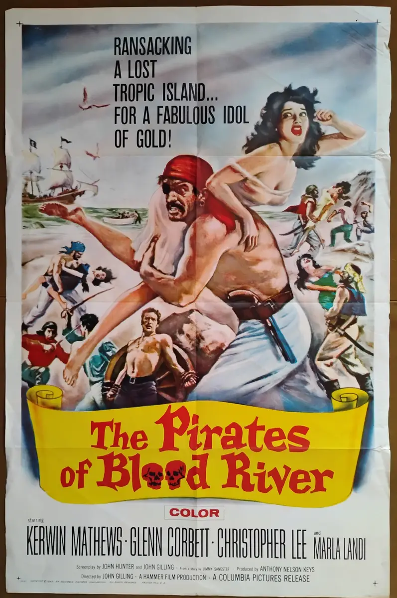 The Pirates of Blood River One Sheet