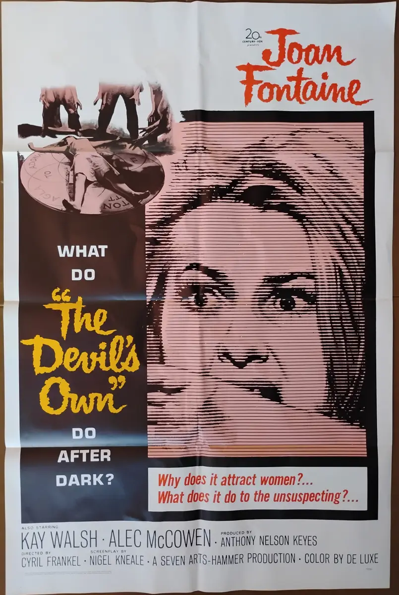 The Witches AKA The Devil's Own One Sheet